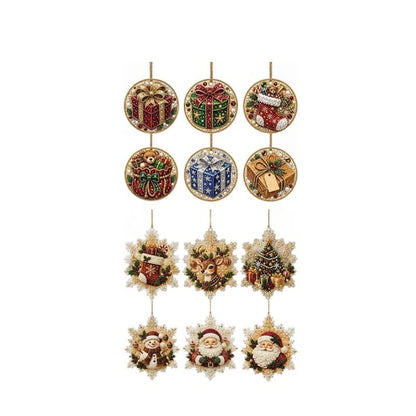 Christmas DIY Diamond Painting Ornaments Kit | Sparkly Handmade Tree Decor